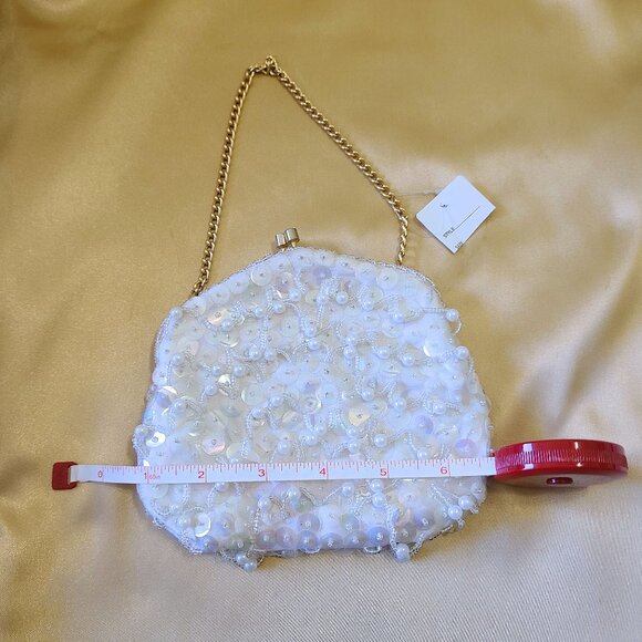 Iridescent Sequin Vintage Clutch Bag by Artel - Picture 5 of 8